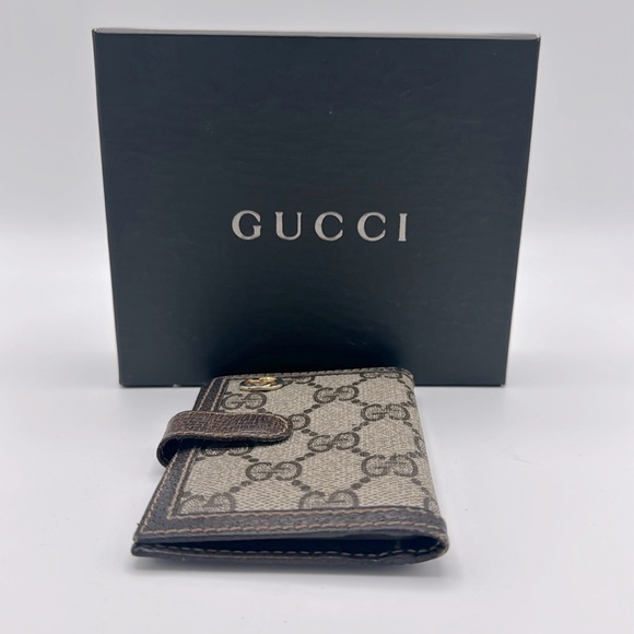 Gucci Vintage Card Holder W/ box, Care Card & Tissue Paper - Picture 4 of 11